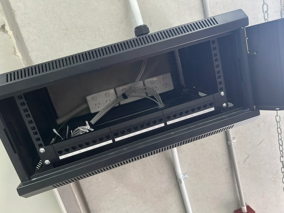 Data Cabinet & Network — Warrandyte